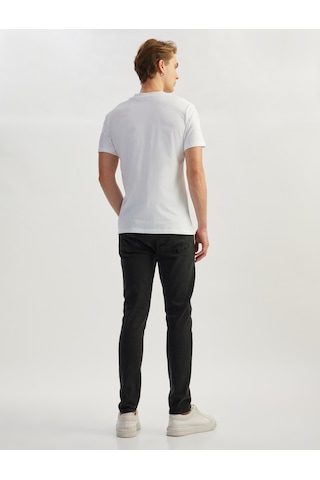 Koton Normal Bel Pamuklu Skinny Fit Jean Pantolon - Michael Jean Siyah 5sam40076ıd