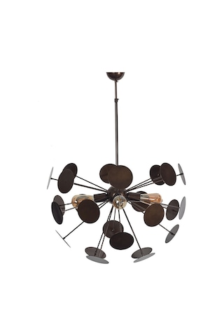 Luzarana Rosso Eskitme Metal Gövde Tasarım Lüx Avize Çok Renkli