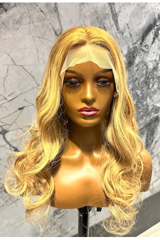 Peruk 50 Cm 6y2bwmodeli Sarı Ombreli