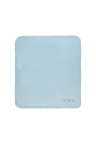 Civil Baby Organik Tek Kat Battaniye 95X85 Cm Mavi 32330R025Ss1-1 Mavi
