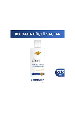 Dove Şampuan Amino Serum Yoğun Onarıcı 375 Ml Beyaz