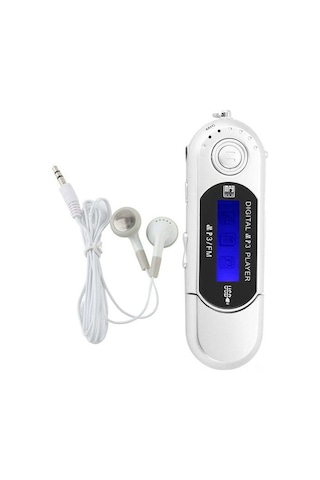 Mufunye Gümüş Usb Dijital Müzik Çaları - Taşınabilir Kablosuz Cihaz, Kartlı Versiyon Ve Kulaklık Kablosu Dahil