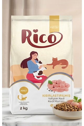 Tavuklu Kısırlaştırılmış Yetişkin Kedi Maması 2 Kg