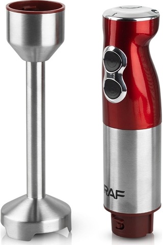 Dancemonkey Cbtx Raf 600w 2 Bıçaklı Meyve Sıkacağı, Pişirme Çubuğu+karıştırma Çubuğu Blender Mikseri, Ab Fişi Kırmızı Kırmızı