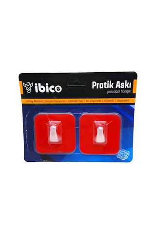 2 Parça Pratik Yapışkan Askı 4887 Renkli