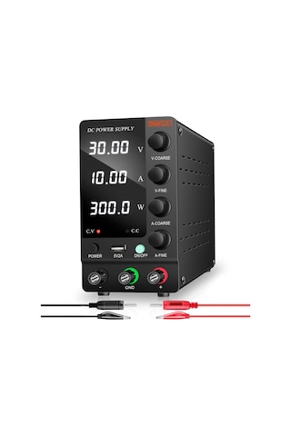 Smartgift Ayarlanabilir 30V/10A SMPS DC Güç Kaynağı Ayarlı Voltaj Regülatörü