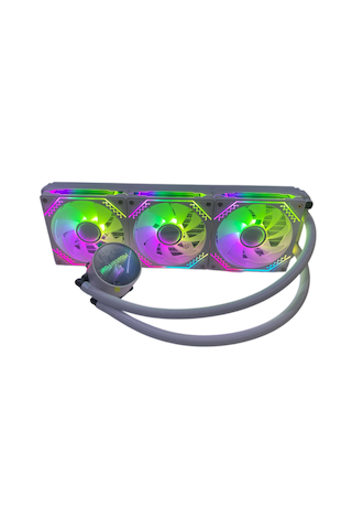 360 mm Masterfox ARGB Sıvı Soğutma Beyaz