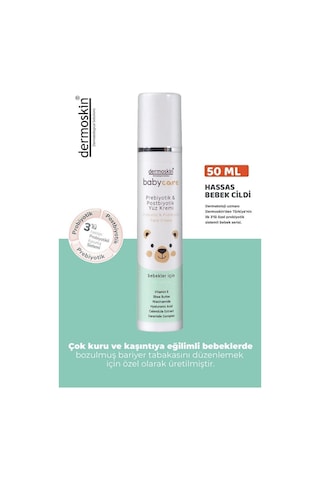 Dermoskin Babycare Prebiyotik Ve Postbiyotik Yüz Kremi 50 ML