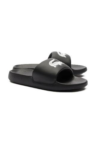 Lacoste Serve Slide 1.0 Unisex Terlik Siyah Siyah