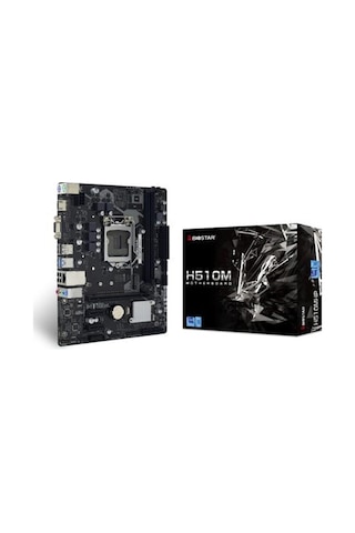 Biostar H510mhp Ddr4 3200mhz M2 Hdmı Vga Ses Ethernet 10.11.nesil 1200 Pin Anakart