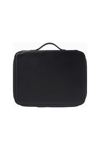 Montroi Montroı 13" Deri Laptop Kılıfı Grained Leather, Şık Ve Koruyucu Tasarım Notebook Çantaları Siyah
