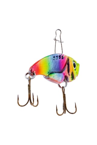 Vibrasyon Yem - Lrf/spin Jig - Fishack Vibrax - 15g 55mm - Rainbow Fury - Uv Boyalı