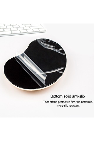 Montıan 2 Adet Şeffaf Silikon Bracer Kalp Şeklinde Fare Bilek Destekçisi, Rastgele Renk Teslimatı