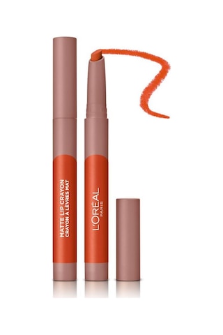 L'Oreal Paris Infaillible Matte Lip Crayon Mat Kalem Ruj 106 Mon Cinnamom