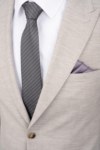 Hatemoğlu Bej Slim Fit Sivri Yaka Yünlü Takım Elbise 2963532 Bej