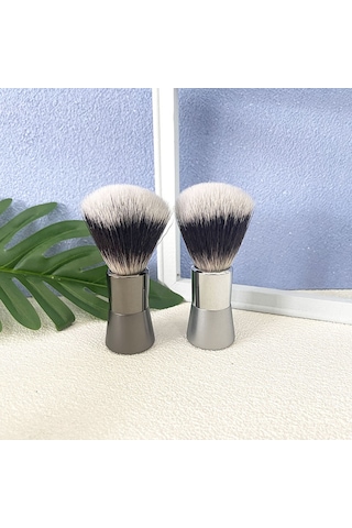 Dianziye Erkek Tıraş Fırçası - Yeşil Nylon Yumuşak Tüyler - Köpük Dağıtıcı - Siyah Renk