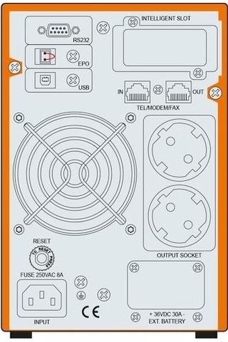Makelsan Powerpack SE 1 KVA 2 x 7 AH Online UPS Güç Kaynağı