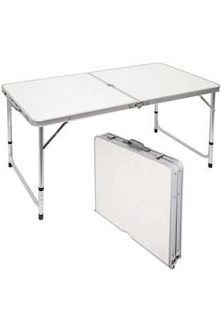 Funky Chairs Taburesiz Katlanabilir Piknik Masası - Gri