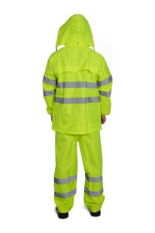 Kkdavm Bestguard Yağmurluk Oxford Reflektörlü Takım Sarı
