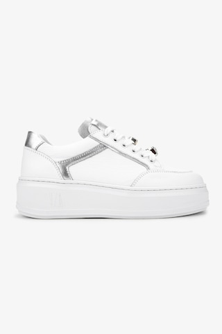 Valmenti Kadın Hakiki Deri Sneakers & Spor Ayakkabı 1116 450 Bn Ayk Y25 Byz Fltr/lm Grn/lm Ts Beyaz