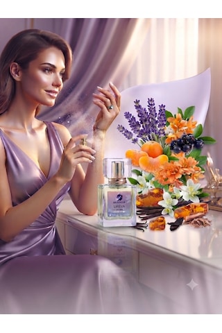 Lıreva Kadın Parfüm 50 Ml Edp Kalıcı Premium Kadın Parfüm, Çiçeksi Vanilyalı, Gün Boyu Kalıcılık