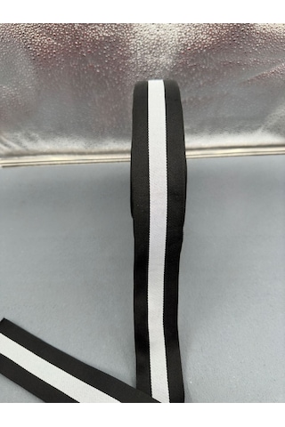 Paşateks 4 Cm Grogren Şerit -5 Metre-siyah