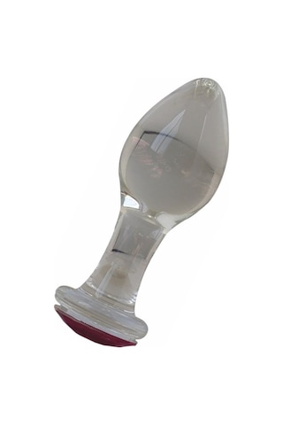 Erofoni Komple Kaliteli Kalın Cam Yapı 11 Cm Anal  Tıkaç  Plug