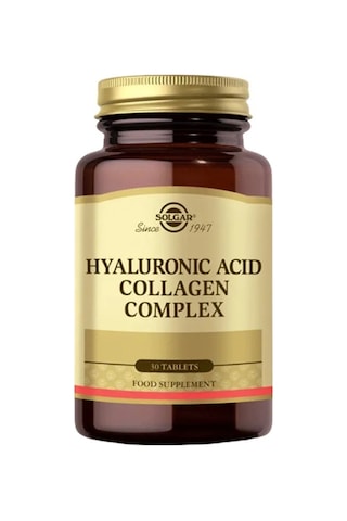 Solgar Hyaluronic Acid Collagen Complex 30 Tablet Solgar Hyaluronic Acid Collagen Complex 30 Tablet