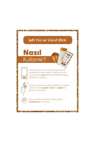 Mia Klinika Işıltılı Yüz ve Vücut Stick 17 G
