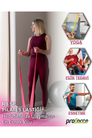 Pilates Lastiği Sert Rb Sp - Pembe Renk Pembe