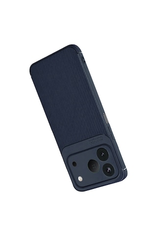 Newface Tecno Spark 50 4g Auto Focus Karbon Kapak - Lacivert Diğer
