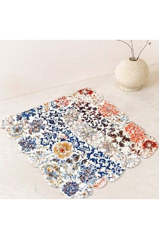 Dikdörtgen Kaydırmaz Su Emici Banyo Paspası 70x34 Cm 21 x 21
