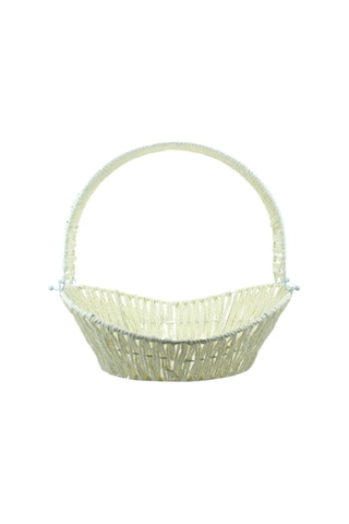 Saplı Oval Sepet 36 Cm Orta Boy