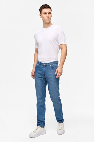 Backandbond Mavi Slim Fit Denim Pantolon Çok Renkli