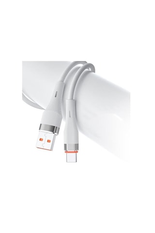 Powerway Hc05 Örgülü 5 Amper Usb To Type- C 1 Metre Şarj Data Kablosu Standart