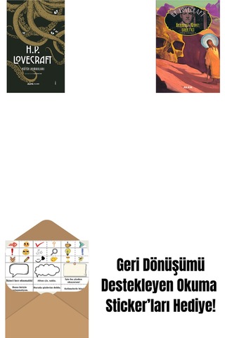 H.p. Lovecraft - Bütün Romanları Ciltli + Herbert West: Diriltici + Okuma Sticker'ları