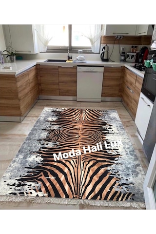 STY Home Kaplan Kaymaz Tabanlı Halı Yolluk Makinede Lepar