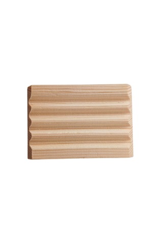 Ahşap Sabunluk 10x7 Cm Doğal Masif Ahşap, Kaymaz Tasarım, Banyo & Mutfak İçin Açık Ahşap