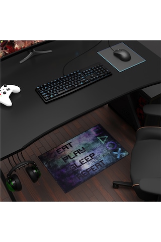 Prozone Gamer Temalı Halı - Espr Siyah