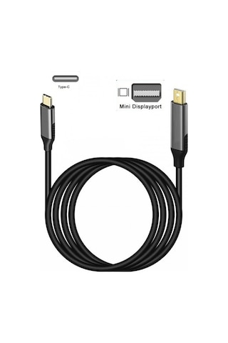 Usb C 3.1 Type C To Mini Display 4k 60hz Görüntü Aktarıcı Kablo 1.8m