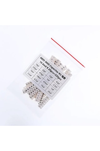 0805 Smd Kapasitör Set 16 Tip 320 Parça Yüzey Montaj Film Seramik