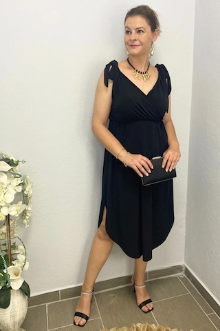 Mia Butik Kadın Siyah Helen Elbise Siyah