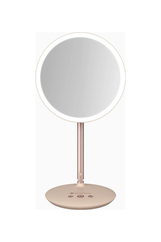 Beautifect Glow Flex Zoom 3 Kat Büyütmeli Lüks Makyaj Aynası Makyaj Aynaları Bej