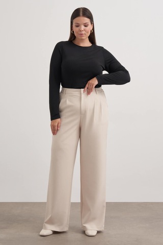 Myline Pilili Cepli Pantolon-3370 Bej
