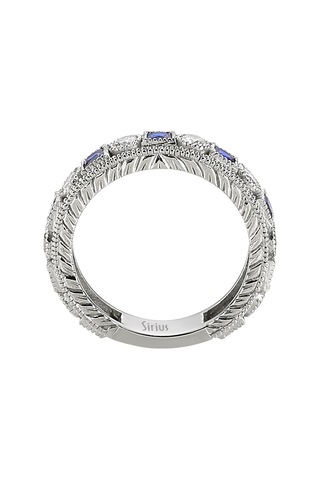 Sirius Pırlanta Ve Safir Taşlı Tamtur Yüzük 0807R0013