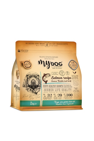 Mydog Az Tahıllı Somon Balıklı Yavru Köpek Maması 2kg