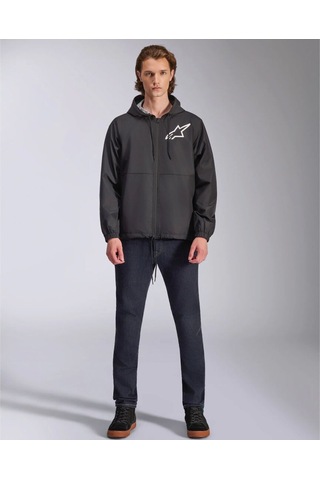 Alpinestars Speeder Chromium Windbreaker Rüzgarlık Siyah Beyaz