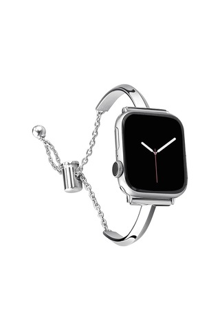 Apple Watch İle Uyumlu Paslanmaz Çelik Bilezik Gümüş Çok Renkli