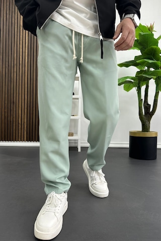 Edwox Erkek Düz Jogger Pantolon Yeşil Edw451 Yeşil