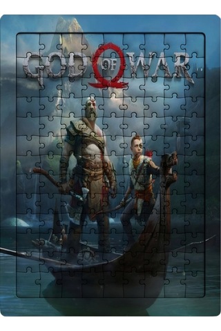 Ghostbastır Design God Of War 99 Parça Ayaklı Puzzle Dekoratif Çocuk Yapbozu 093